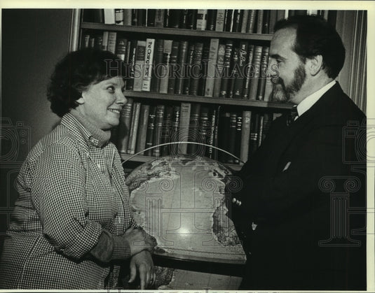 1982 Press Photo Ruth Schudson, Montgomery Davis star in "84 Charing Cross Road"- Historic Images