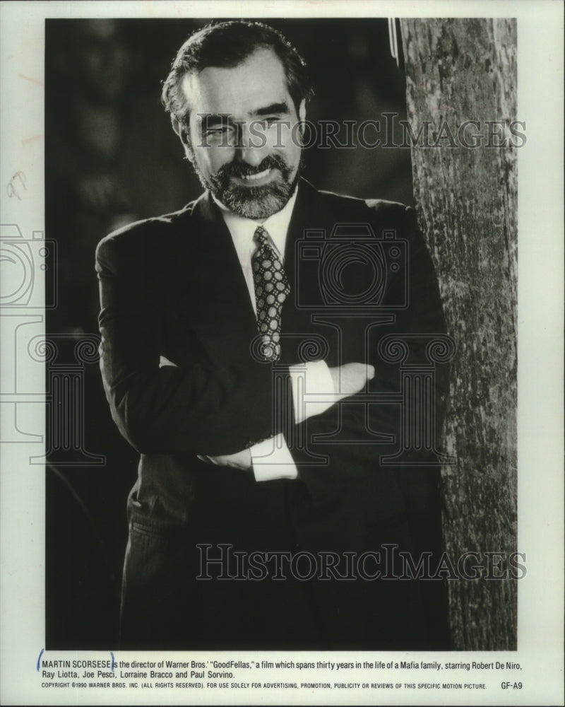 1990 Press Photo Director Of &#39;GoodFellas&#39; Martin Scorsese - mjp37448- Historic Images