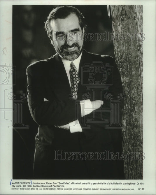 1990 Press Photo Director Of 'GoodFellas' Martin Scorsese - mjp37448- Historic Images