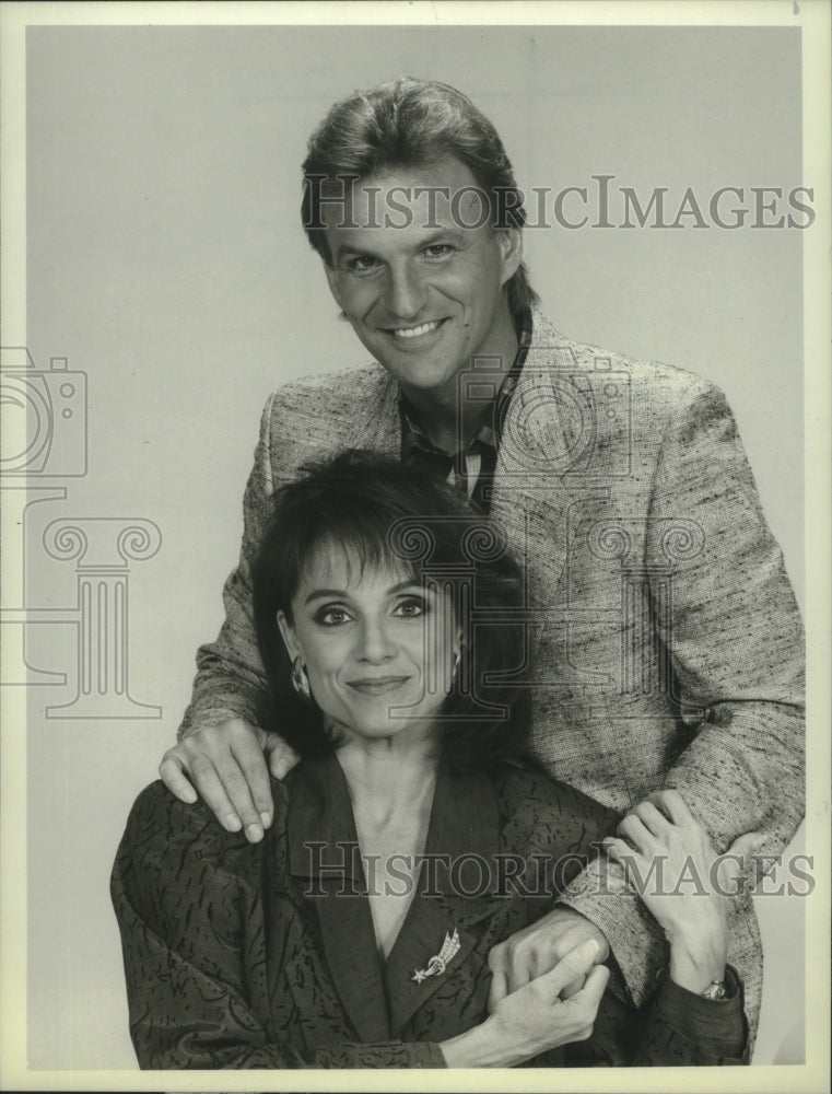1986 Press Photo Josh Taylor And Valerie Harper In NBC's 'Valerie' - mjp37550- Historic Images