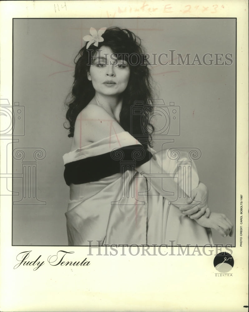 1987 Press Photo Comedian Judy Tenuta - mjp37585- Historic Images