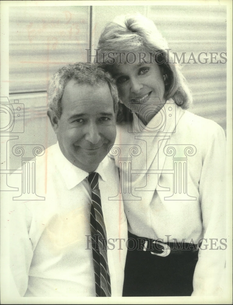 1986 Press Photo Actors Michael Tucker and Jill Eikenberry, "L.A. Law"- Historic Images