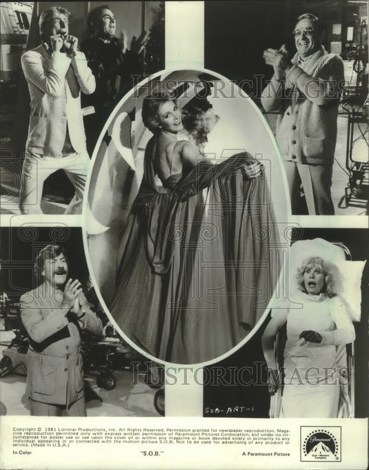 1981 Press Photo Julie Andrews and other stars of "S.O.B." - mjp38346- Historic Images