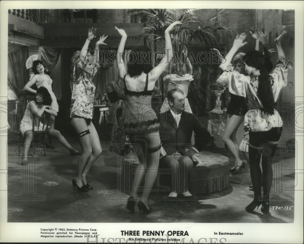1963 Press Photo “Three Penny Opera” star Curt Jurgens - mjp38540- Historic Images