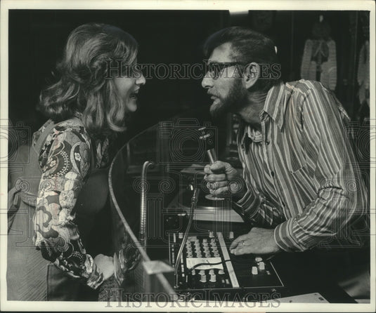 1976 Press Photo Robb Thomas at the El Robbo Disco at the Red Carpet Inn- Historic Images
