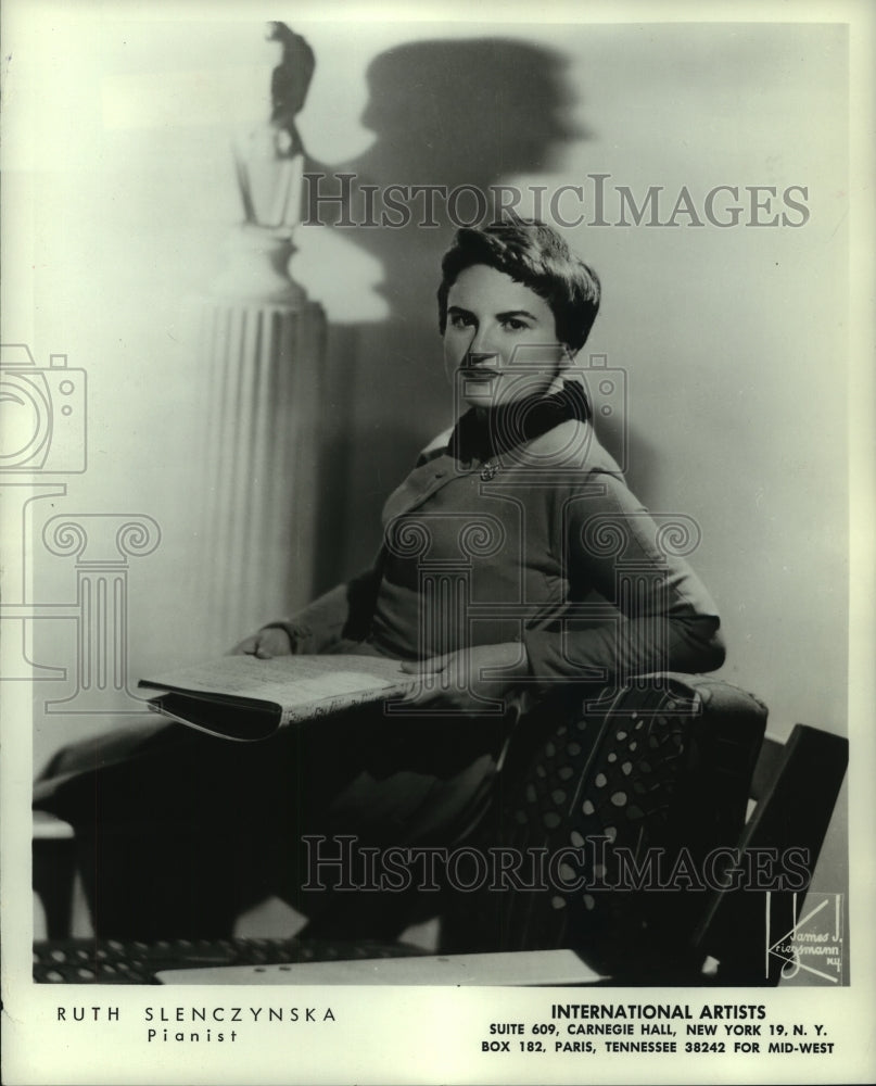1967 Press Photo Pianist Ruth Slenczynska - mjp39013- Historic Images