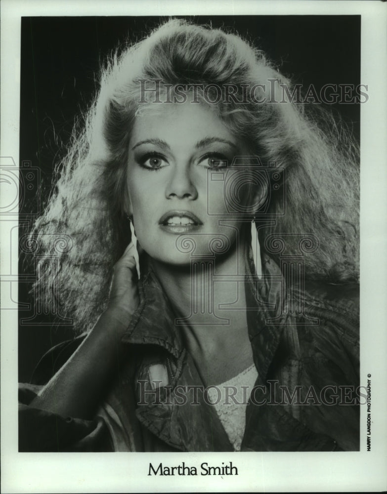 1986 Press Photo Actress Martha Smith - mjp39179- Historic Images
