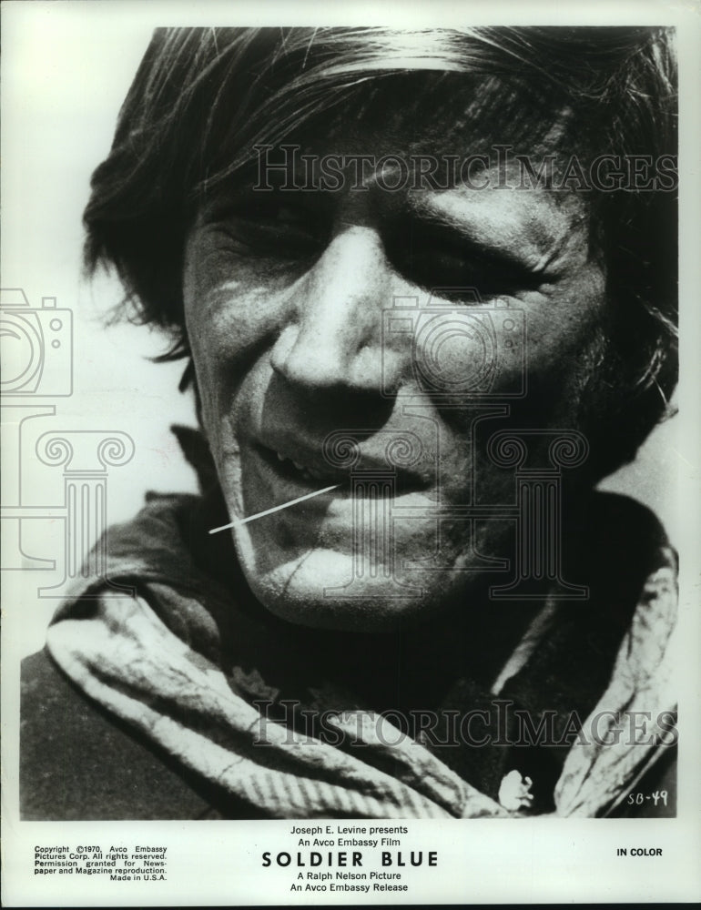 1970 Press Photo Peter Strauss stars in "Soldier Blue" an Avco Embassy Release- Historic Images