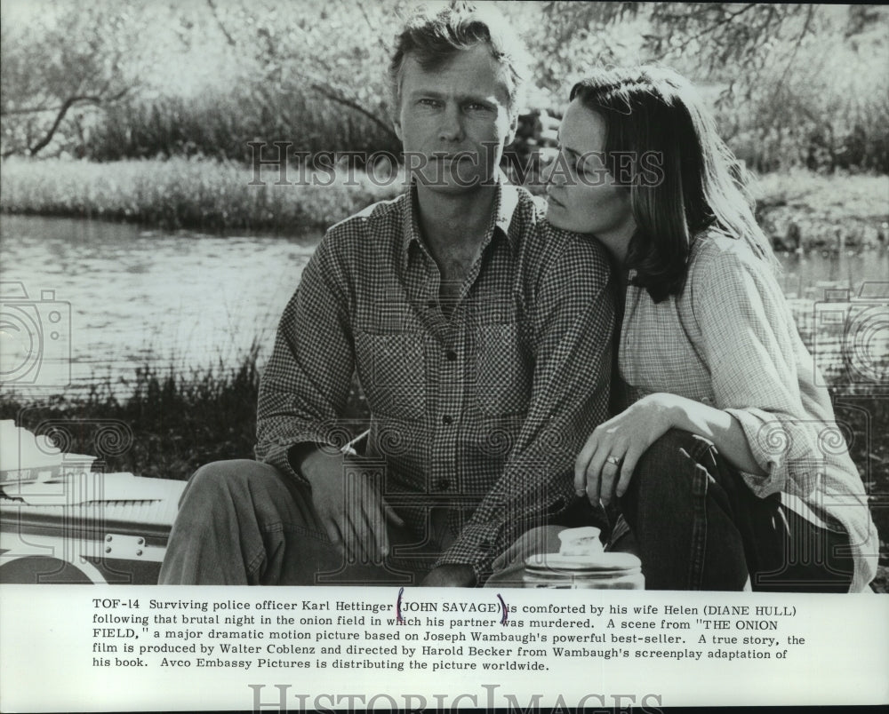 1980 Press Photo John Savage and Diane Hull star in The Onion Field. - mjp40102- Historic Images