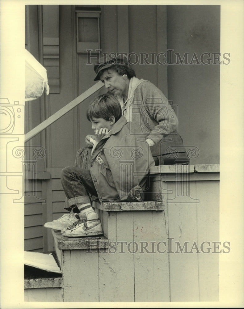 1987 Press Photo Freddy Koehler and Jean Stapleton star in &quot;Tender Places&quot;- Historic Images