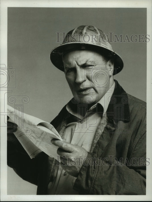 1980 Press Photo Dolph Sweet stars as Norm Jenkins in "When the Whistle Blows"- Historic Images