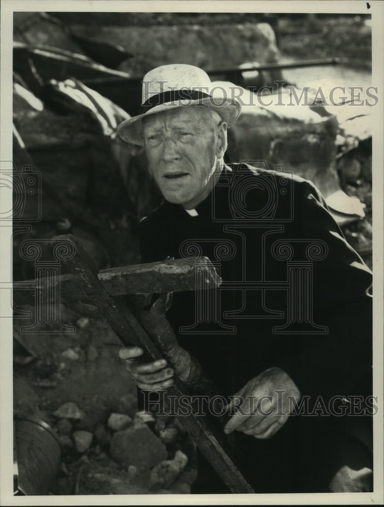 1990 Press Photo Actor Max Von Sydow stars in "Hiroshima: Out of The Ashes"- Historic Images