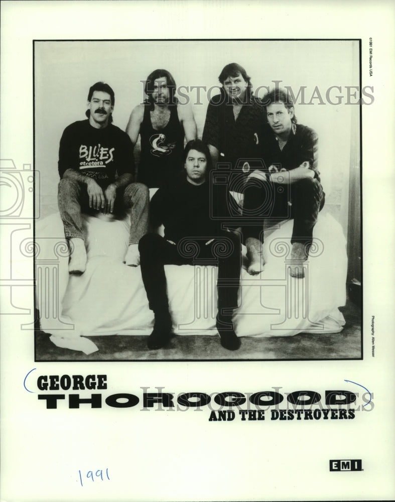 1991 Press Photo George Thorogood And The Destroyers - mjp41022- Historic Images