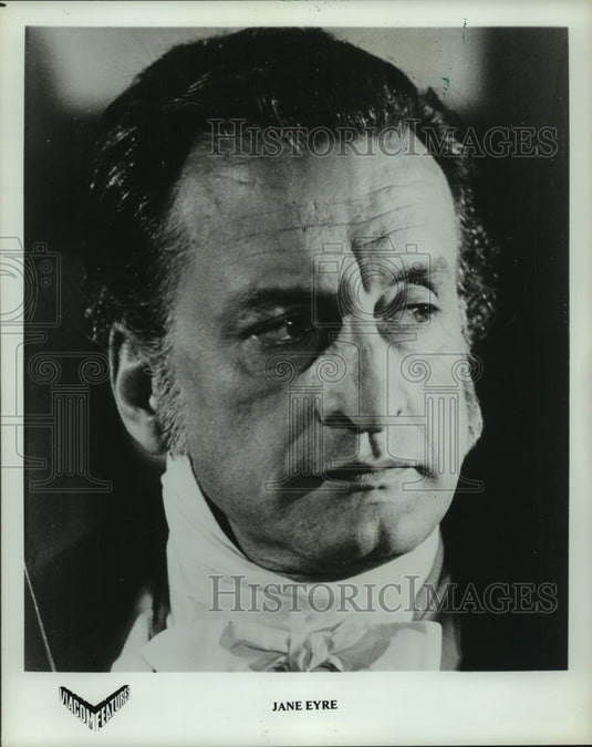 1985 Press Photo George C. Scott stars in "Jane Eyre" - mjp41045- Historic Images