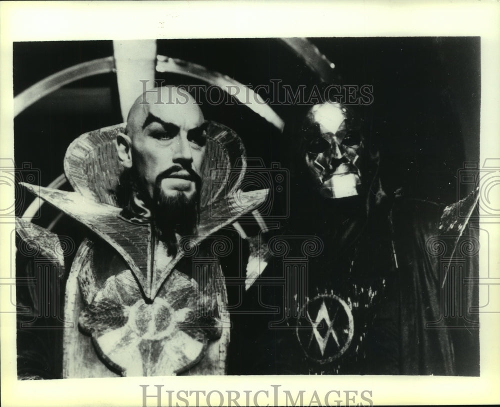 1980 Press Photo Actor Max Von Sydow appears in the movie &quot;Flash Gordon&quot;- Historic Images