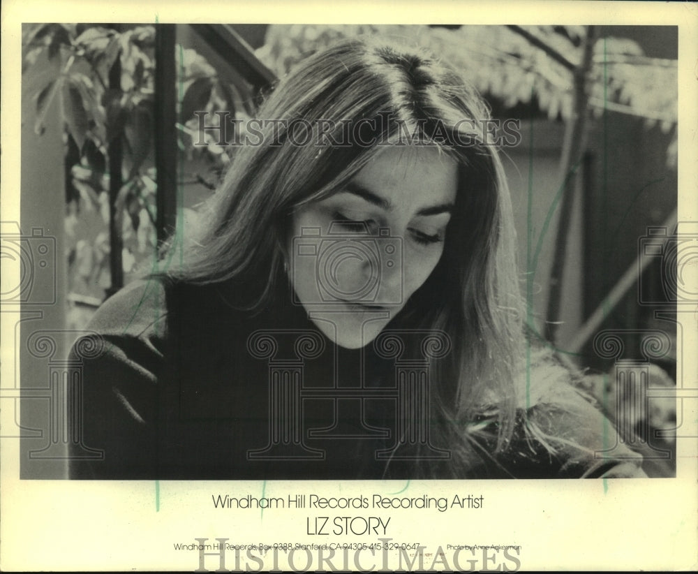 1985 Press Photo Liz Story, American new age pianist. - mjp41501- Historic Images