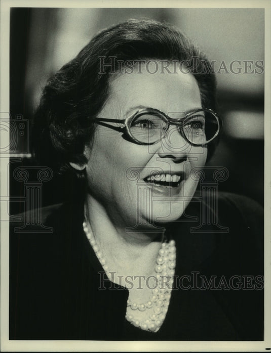 1980 Press Photo Actress Gene Tierney stars in "Scruples" - mjp41891- Historic Images