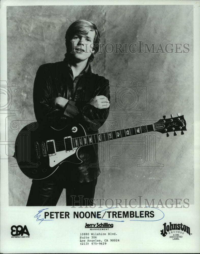 1980 Press Photo Singer Peter Noone - mjp42550- Historic Images