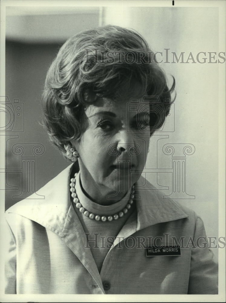 1975 Press Photo Actress Ida Lupino Guest Starring in "Police Woman" on NBC- Historic Images