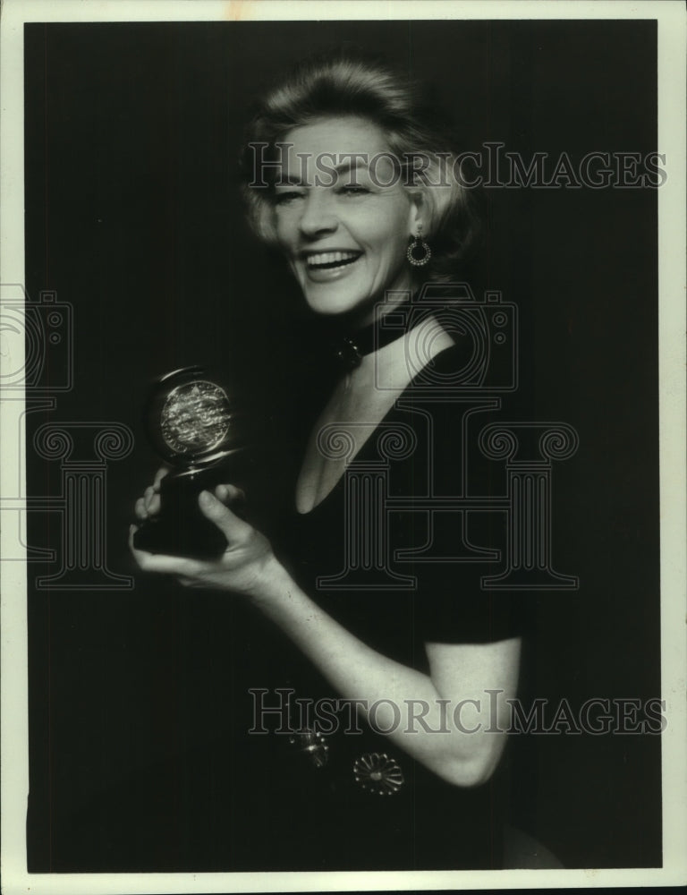 1973 Press Photo Actress Lauren Bacall with Tony Award - mjp42662- Historic Images