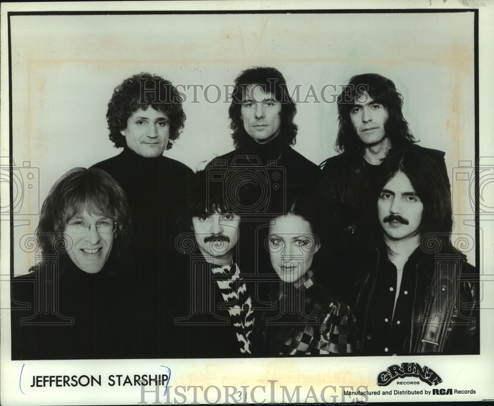 Press Photo Rock Band, Jefferson Starship - mjp42888- Historic Images