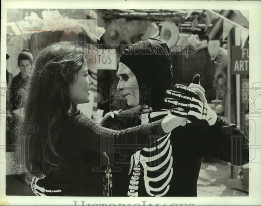 1971 Press Photo Janice Rule dances with death in "The Man and the City" on ABC.