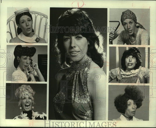 1973 Press Photo Lily Tomlin, comedienne in character for "The Lily Tomlin Show"- Historic Images