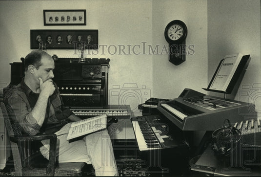 1986 Press Photo Florentine Opera Chorus conductor, Scott Stewart - mjp43105- Historic Images