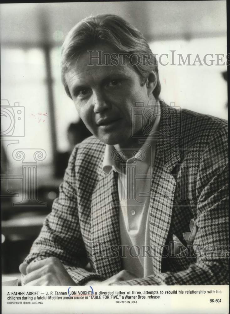 1983 Press Photo Jon Voight in a scene from Table for Five. - mjp43362- Historic Images