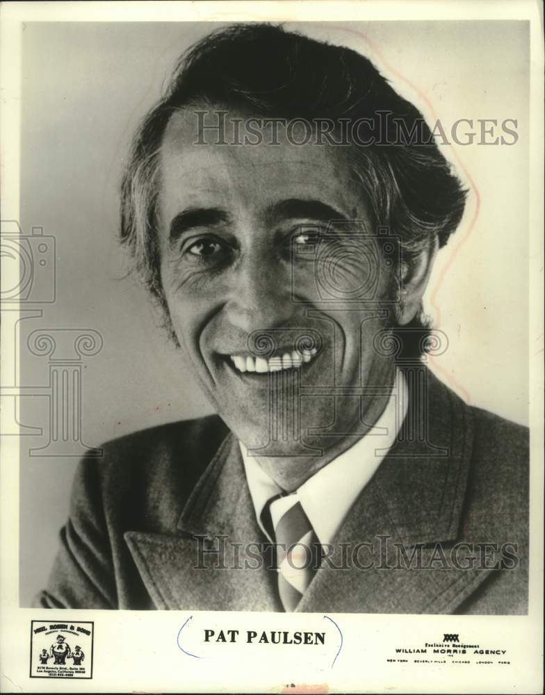 1979 Press Photo Pat Paulsen, American comedian and satirist. - mjp43492- Historic Images