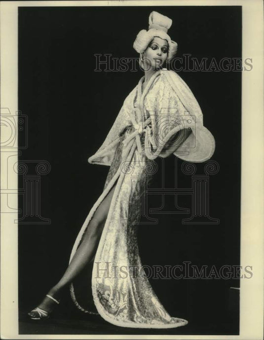 1975 Press Photo Diana Ross in fashion she designed for "Mahogany" - mjp43725- Historic Images