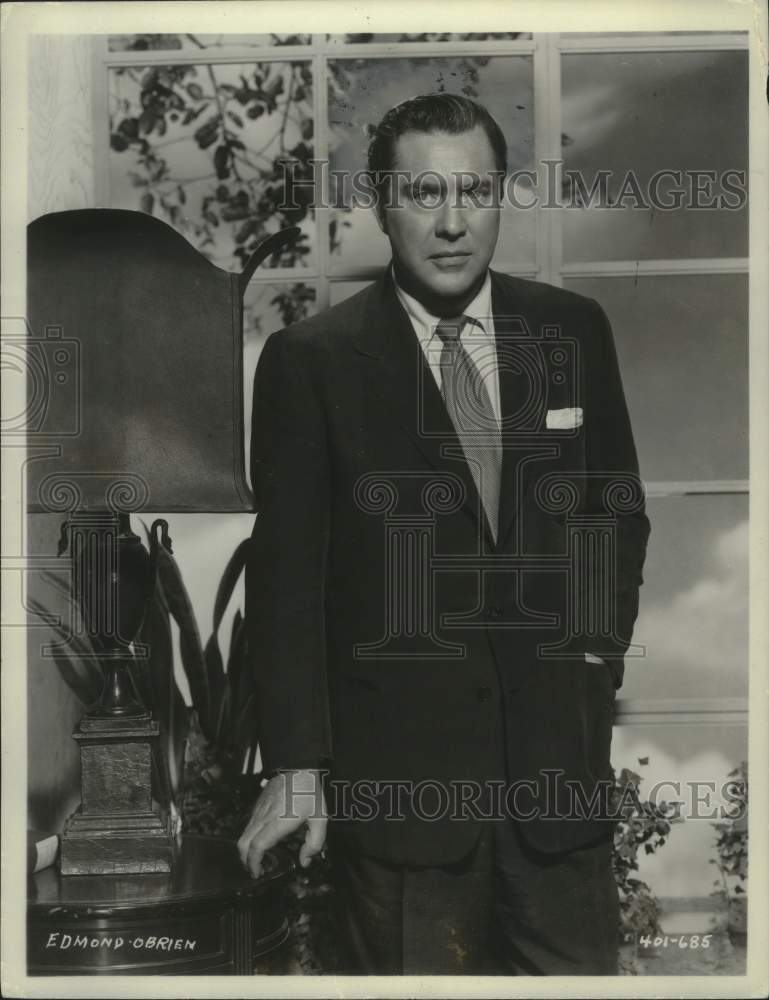 1955 Press Photo Actor Edmund O&#39;Brien - mjp43959- Historic Images