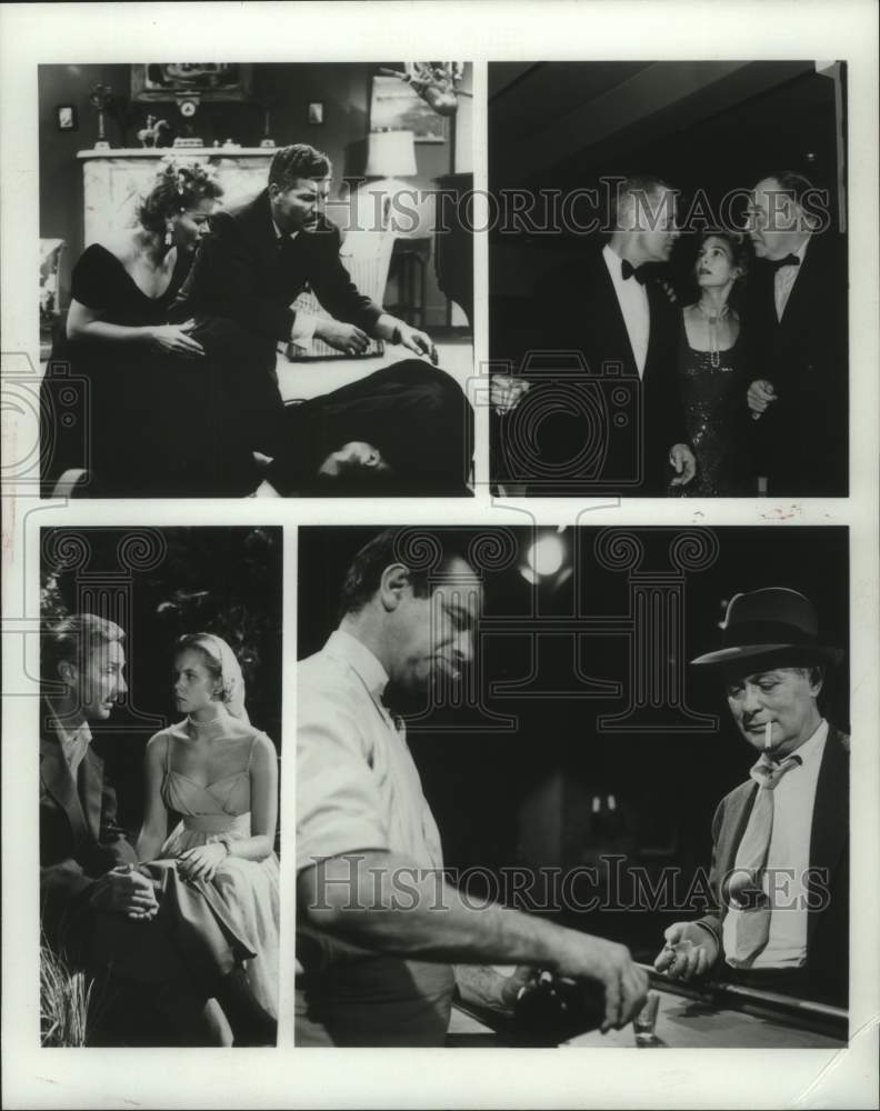 1986 Press Photo Robert Montgomery in scenes from &quot;Robert Montgomery Presents&quot;- Historic Images