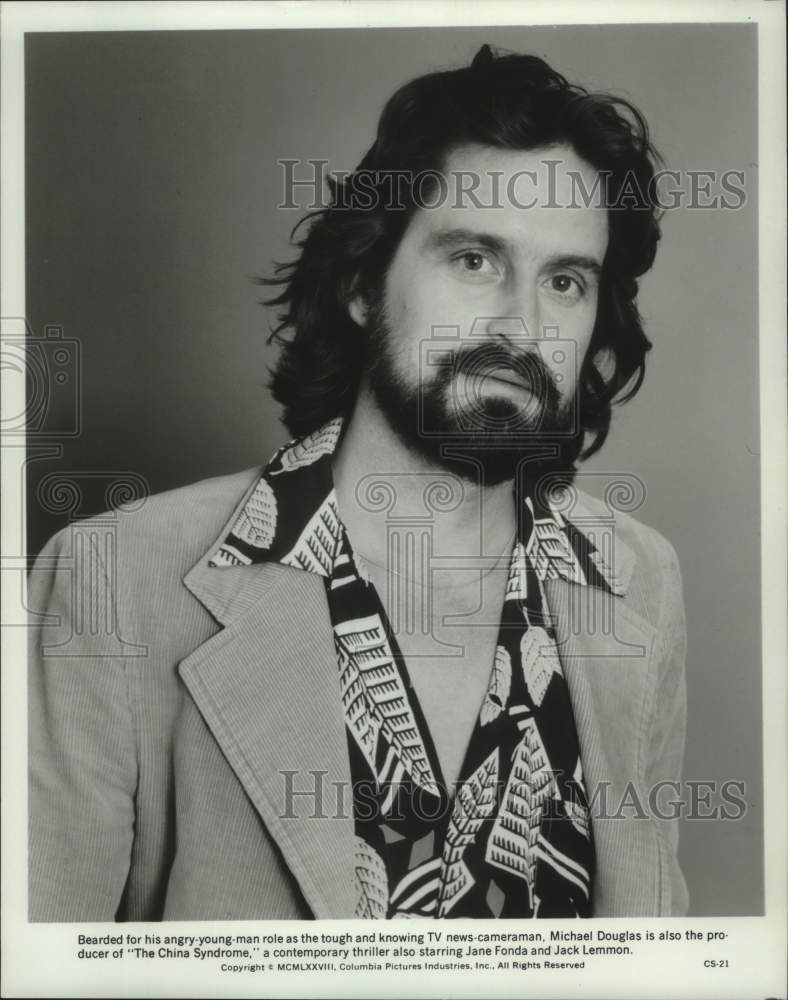 1986 Press Photo Actor Michael Douglas and director of &quot;The China Syndrome&quot;- Historic Images