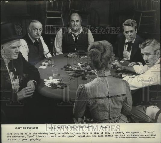 1966 Press Photo Jason Robards & Joanne Woodward in Big Hand for the Little Lady- Historic Images