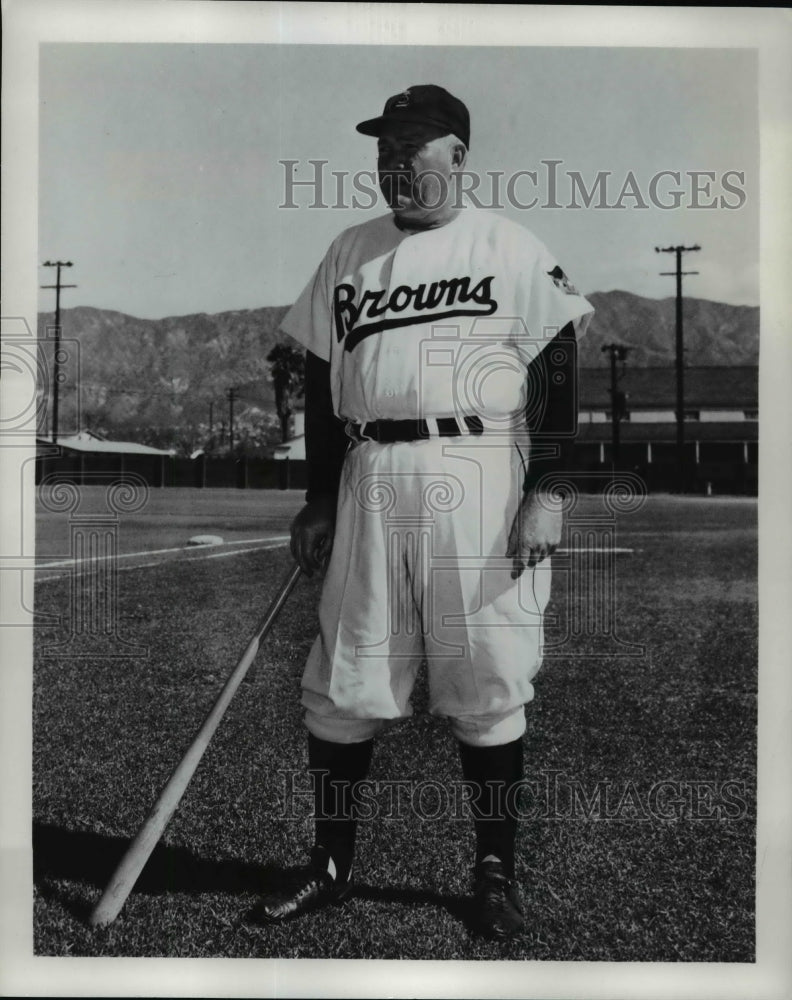 Press Photo Manager Rogers Hornsby of St. Louis Browns - mjs00398- Historic Images