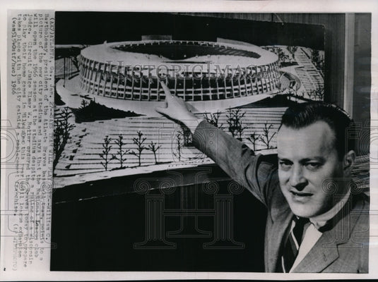 Press Photo William C Bartholomy Board Chairman of The Braves - mjs01168- Historic Images
