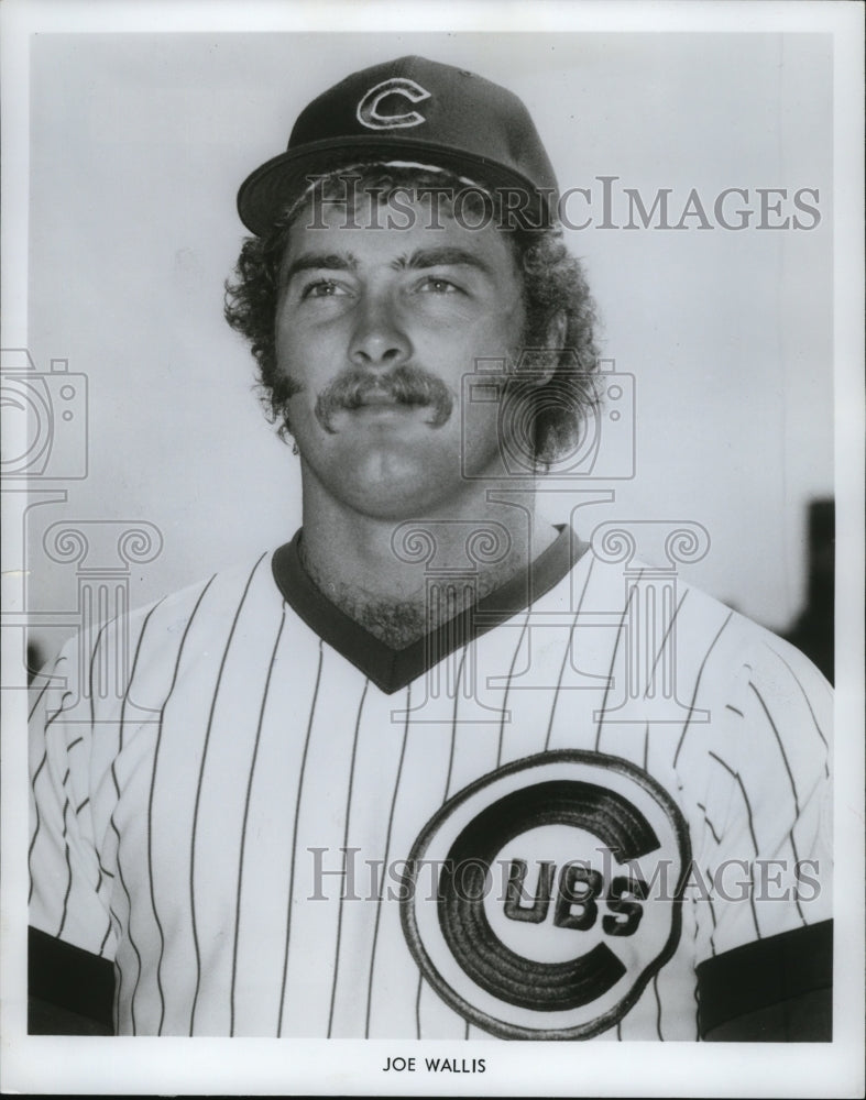 1978 Press Photo Joe Wallis, Cubs, US baseball - mjs02073- Historic Images