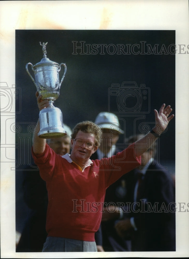 1992 Press Photo US Open - Tom Kite Wins at Pebble Beach Golf Links - mjt00008- Historic Images