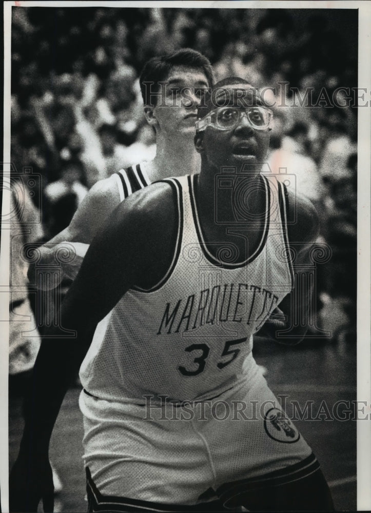 1989 Press Photo Marquette High School - Damon Key, Basketball Player- Historic Images