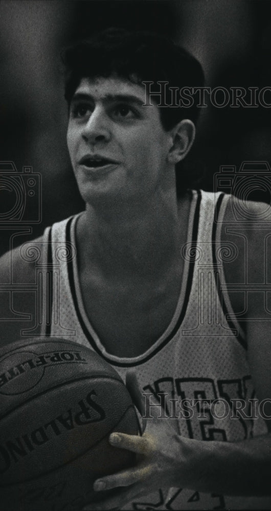 1993 Press Photo Jason Baietto, High School Basketball Player, Waukesha- Historic Images