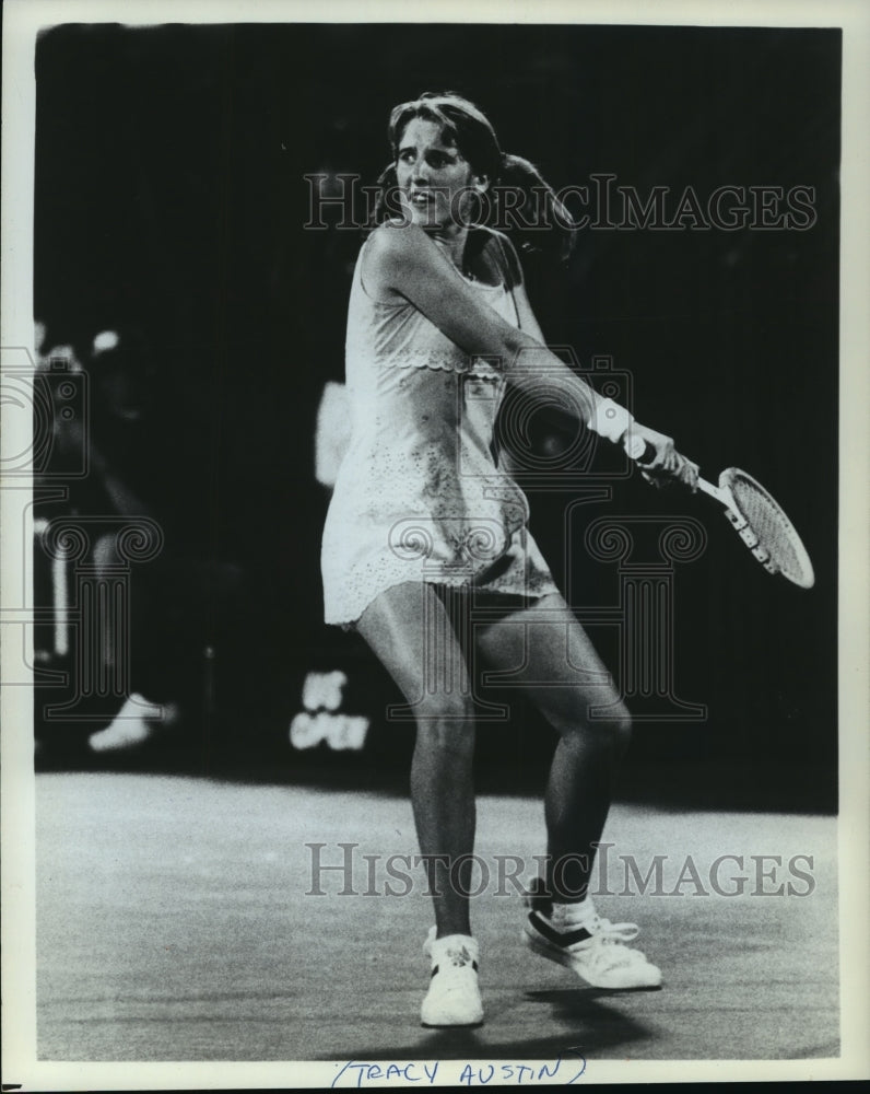 1980 Press Photo Tennis Player Tracy Austin in Match - mjt00431- Historic Images