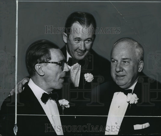 1955 Press Photo National Baseball League - Birdie Tebbetts, Other Officials- Historic Images