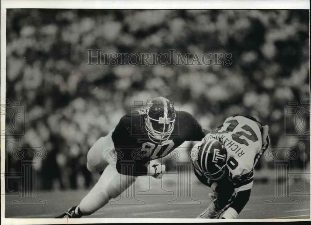 1993 Press Photo University of Alabama - Defensive End Eric Curry - mjt01786- Historic Images