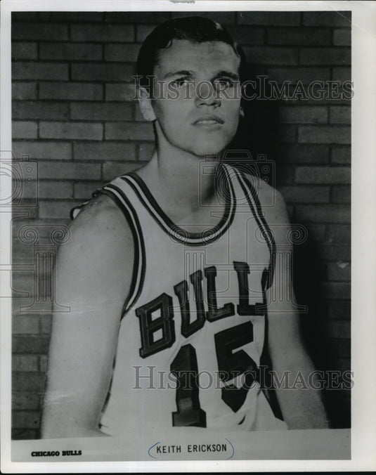 1970 Press Photo Chicago Bulls - Keith Erickson, Basketball Player - mjt01975- Historic Images