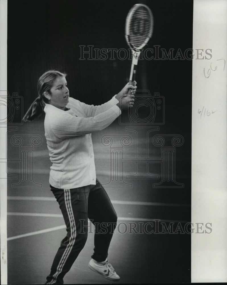 1976 Press Photo Jeanne Evert, Tennis Player, Sister of Chris Evert - mjt02006- Historic Images