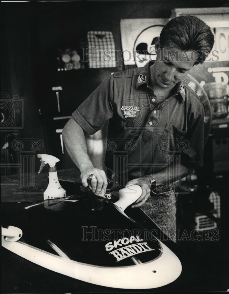 1988 Press Photo Race car driver John Andretti - mjt02089- Historic Images