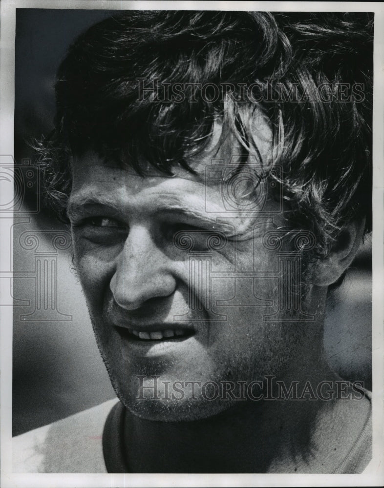 1971 Press Photo Pete Bronson of Bayside, Wisconsin's No.1 ranking tennis player- Historic Images