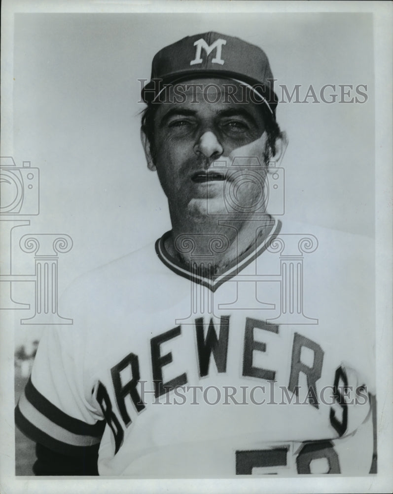 1980 Press Photo Milwaukee Brewers Minor League Baseball Coach Gene Freeze- Historic Images