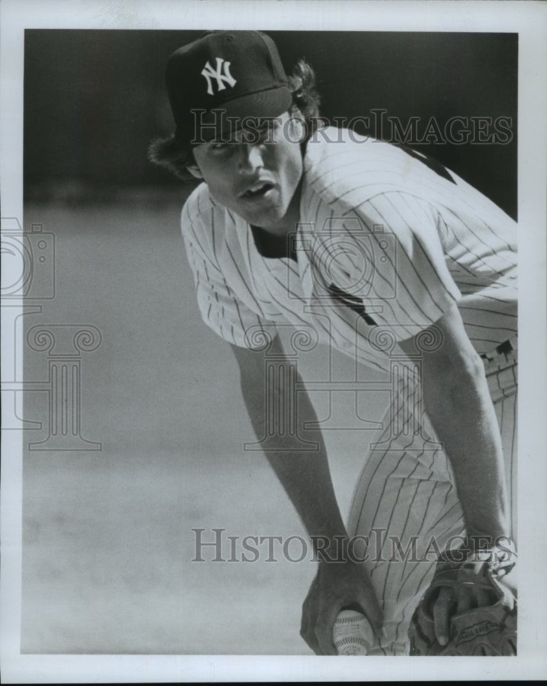 1973 Press Photo New York Yankees Right-Handed Baseball Pitcher Fred Beene - Historic Images